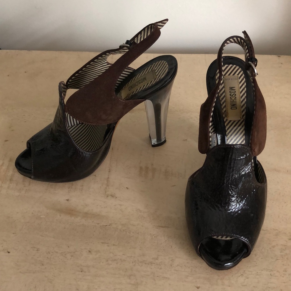 Moschino strappy heels